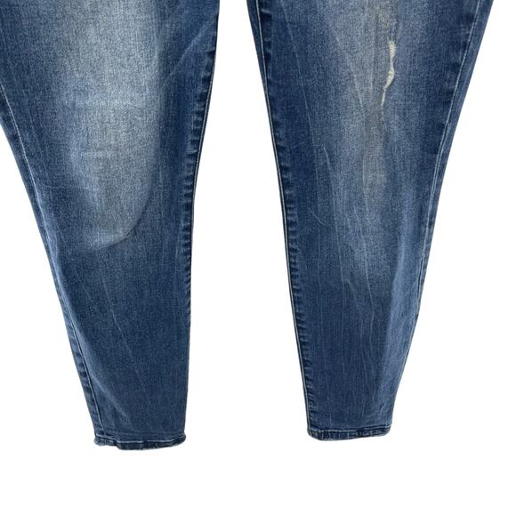 Kut from the Kloth Donna Ankle Skinny Lightly Distressed Jeans Size 10 Boho - Picture 4 of 11